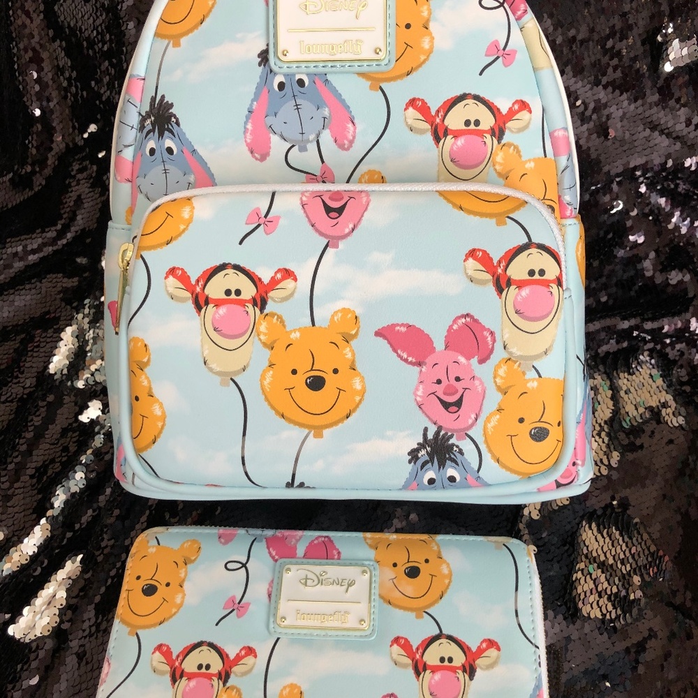 WINNIE THE POOH BALLOON FRIENDS BACKPACK/WALLET
